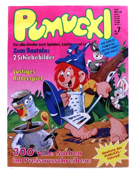 Pumuckl - für alle Kinder zum Spielen, Lachen und Lernen - Bastel & Comic Magazin Nr. 7 (1987)